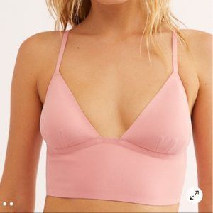 Free People Longline Bralette Pink